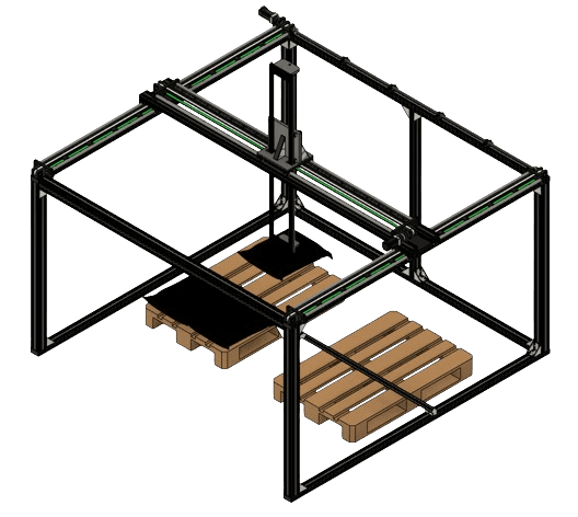 Room gantry robot | up to 25Kg Payload
